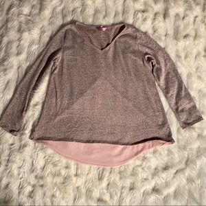 Long Sleeve Rose Pink Shirt Size 1X